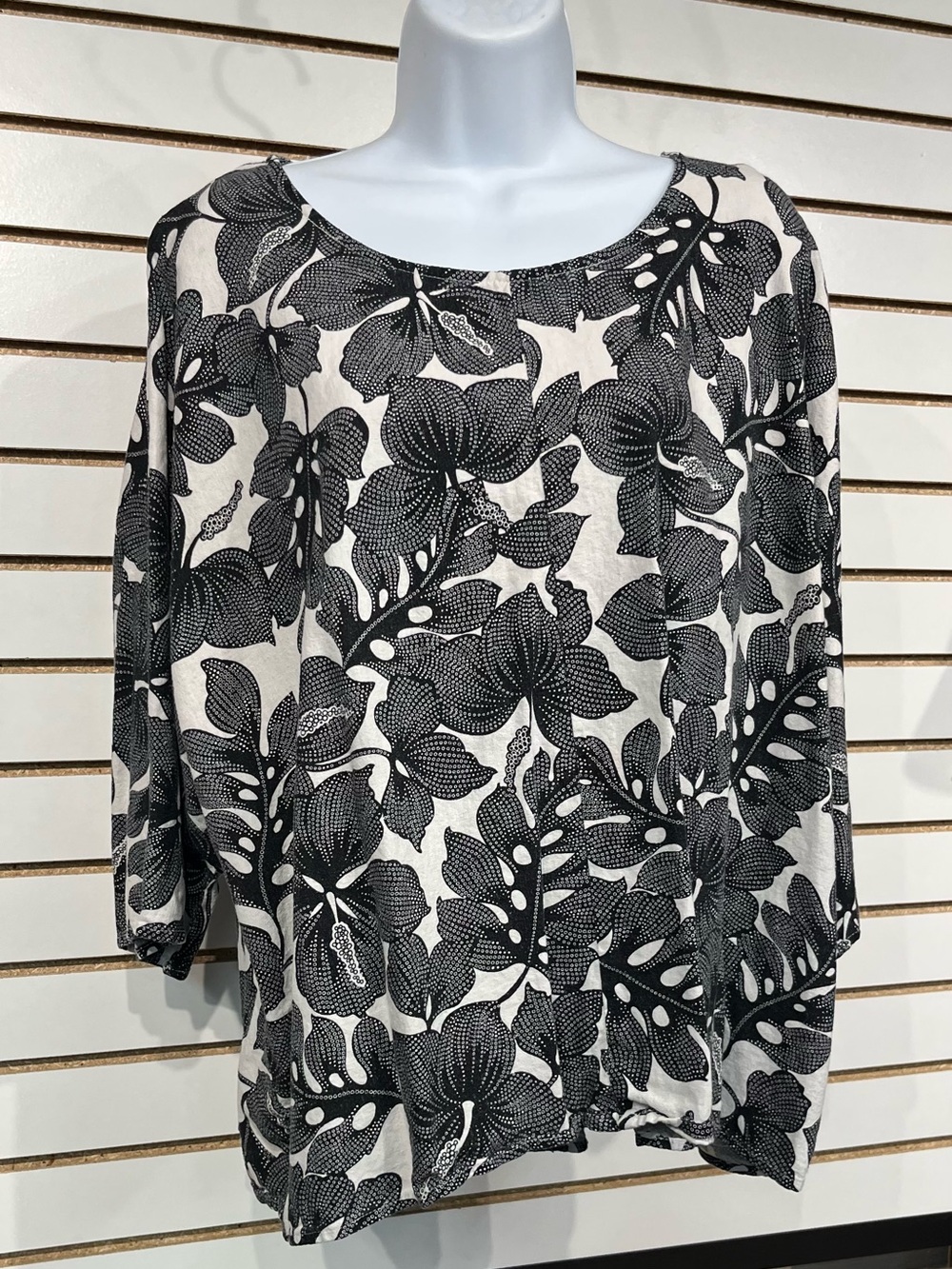 Cynthia Rowley linen blend top size 2X - Picture 2 of 8